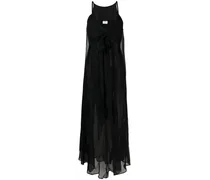 Sheer-Minikleid - Schwarz