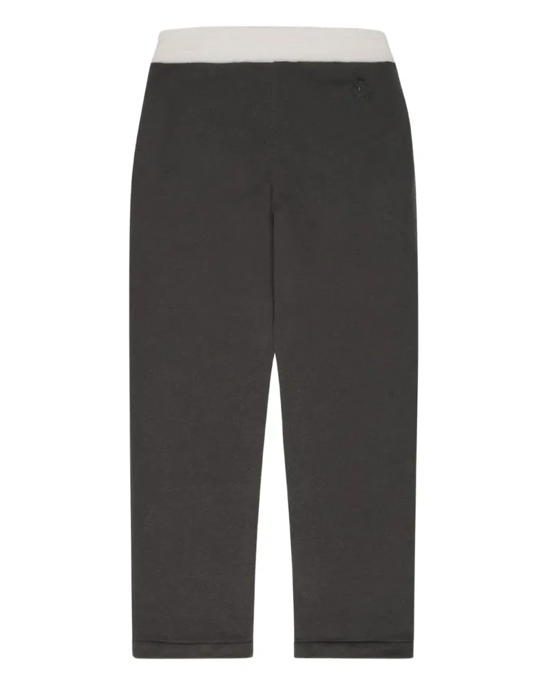 Bally Kaschmirhose mit Kontrastbund - Grau Grau