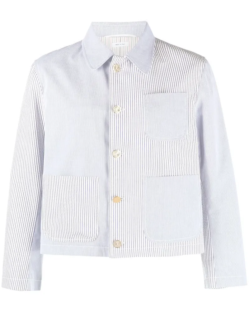 Thom Browne Gestreifte Funmix Jacke - Blau Blau