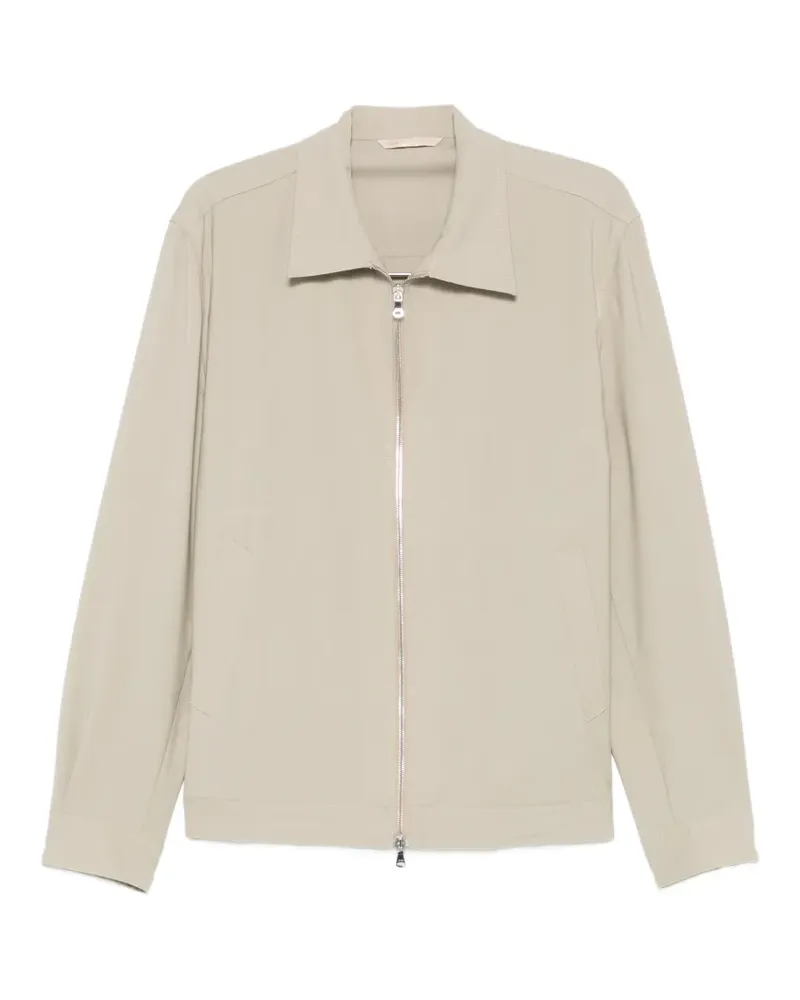 Briglia 1949 zip-up collared jacket - Nude Nude