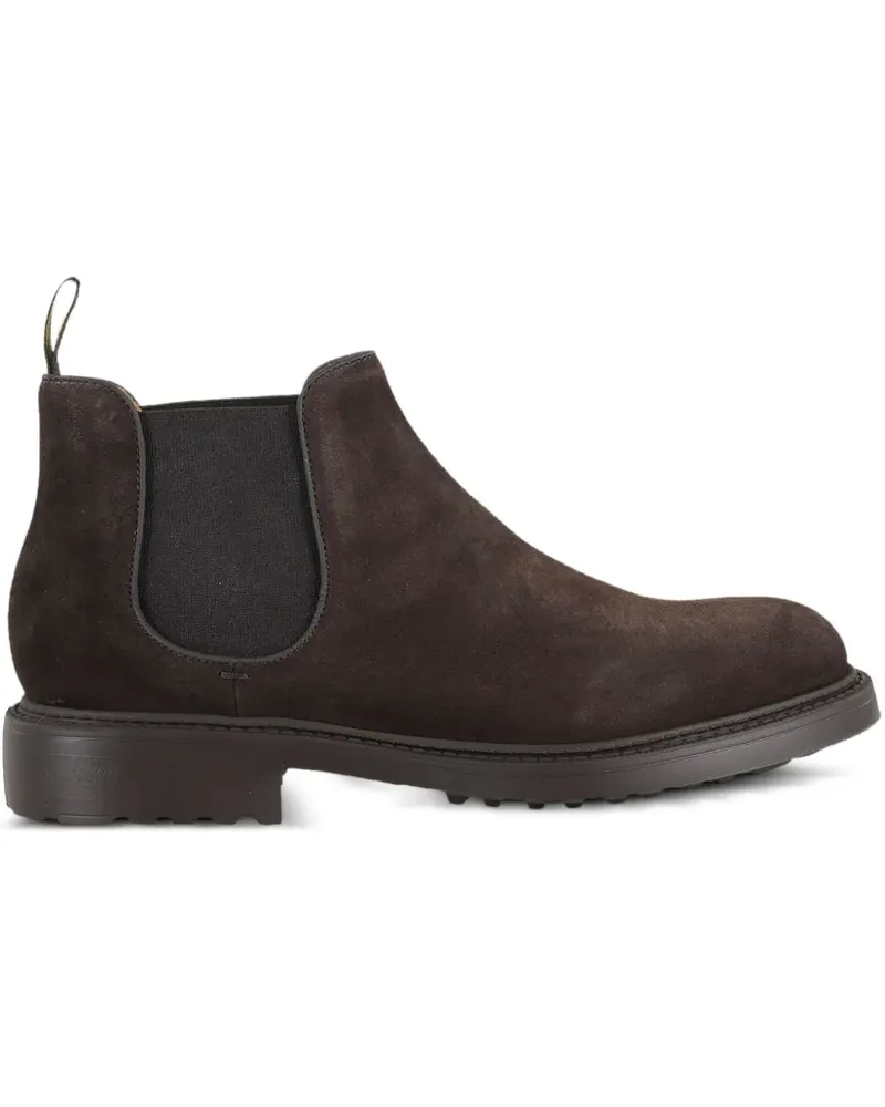 Doucal´s Chelsea-Boots aus Wildleder - Braun Braun