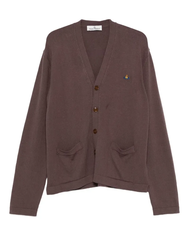 Vivienne Westwood Cardigan mit V-Ausschnitt - Braun Braun