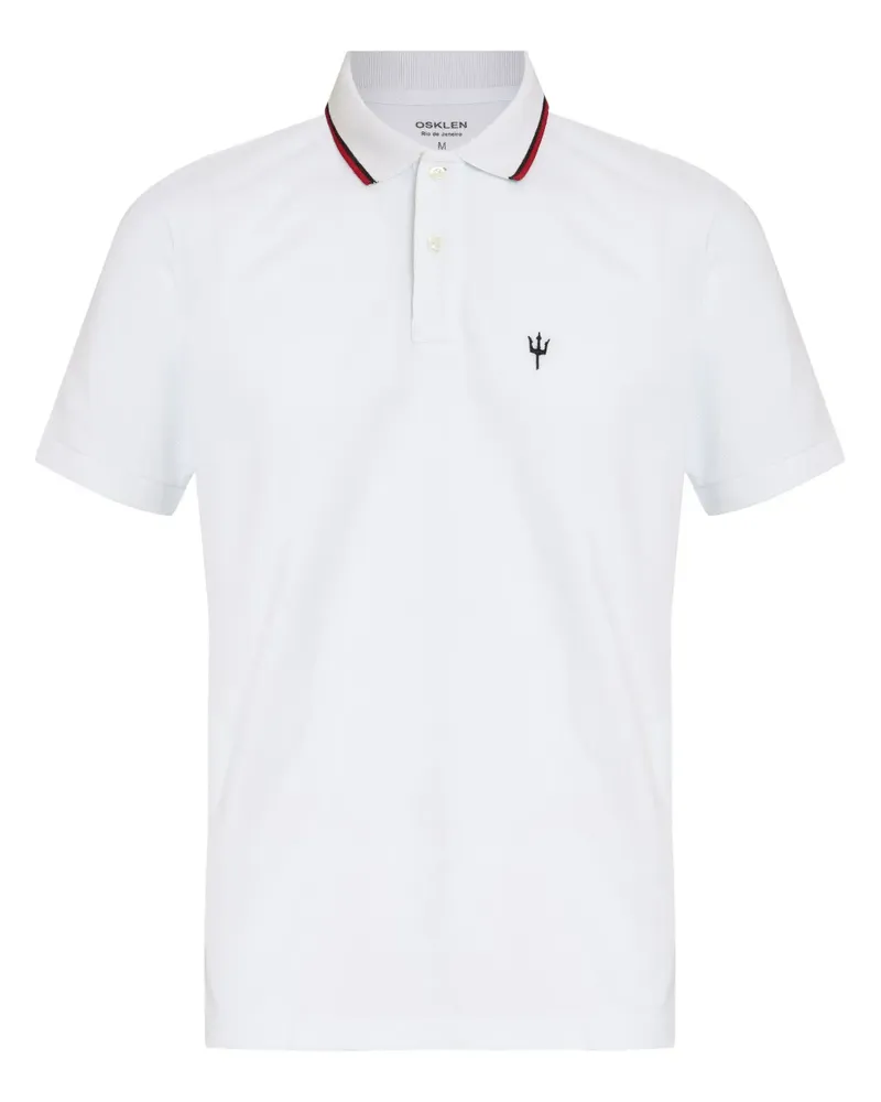 Osklen Tridente Poloshirt - Weiß Weiß