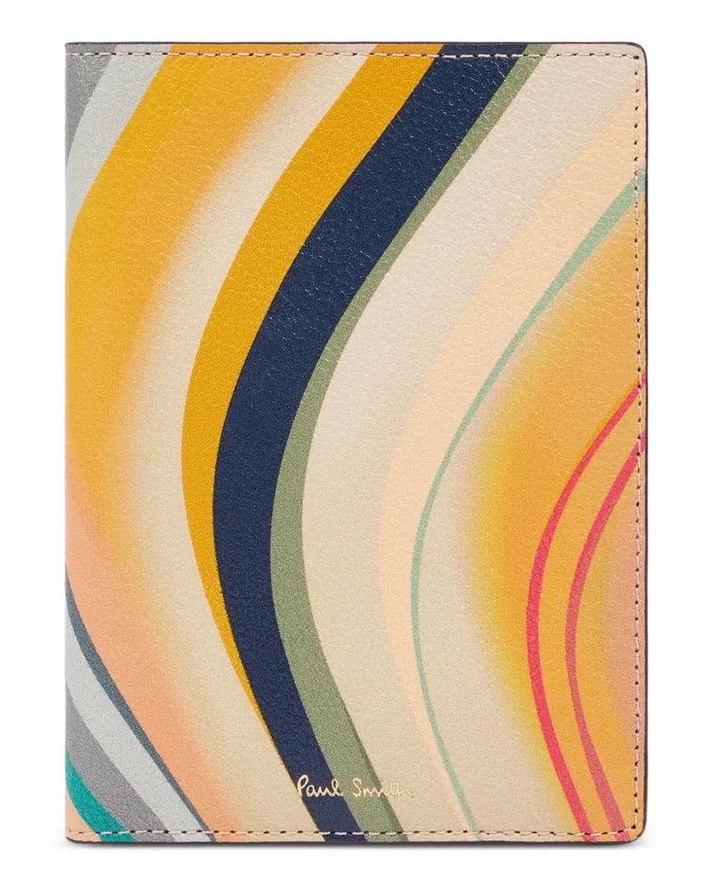 Paul Smith Swirl passport holder - Braun Braun