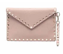 Rockstud Clutch - Nude