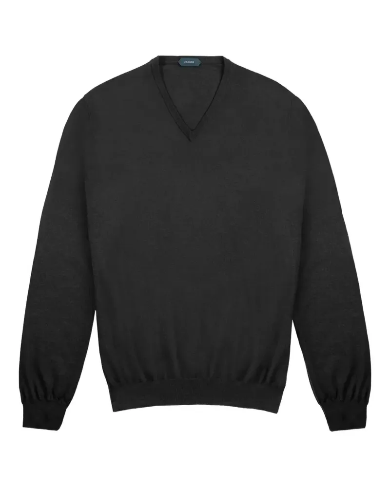 Slowear Pullover mit V-Ausschnitt - Grau Grau