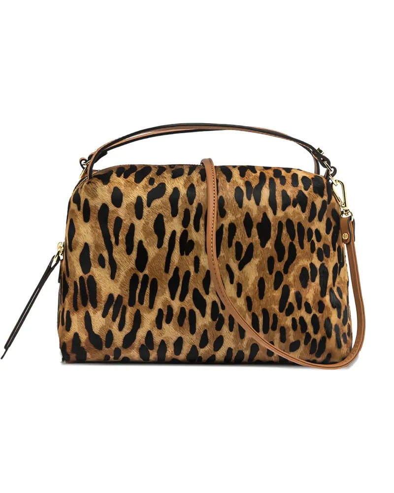 Gianni Chiarini Alifa leopard-print tote bag - Braun Braun