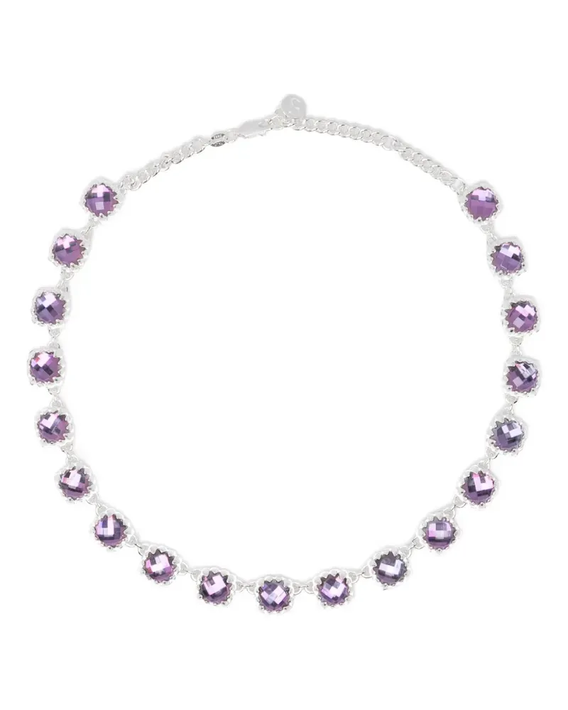 Stolen Girlfriends Club Love Claw Eternity necklace - Violett Violett