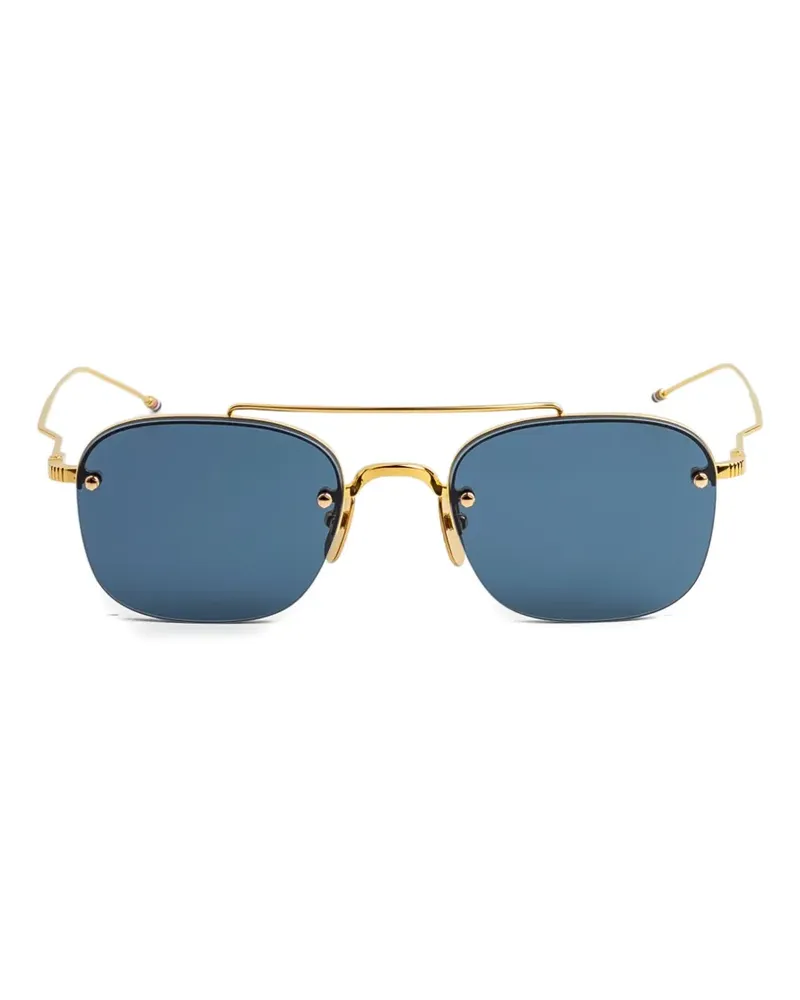 Thom Browne square-frame sunglasses - Gold Gold