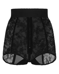 Dolce & Gabbana Panty aus Spitze mit hohem Bund Schwarz