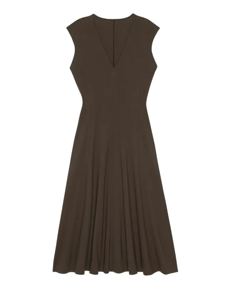 Frame Denim Studio V-neck dress - Braun Braun