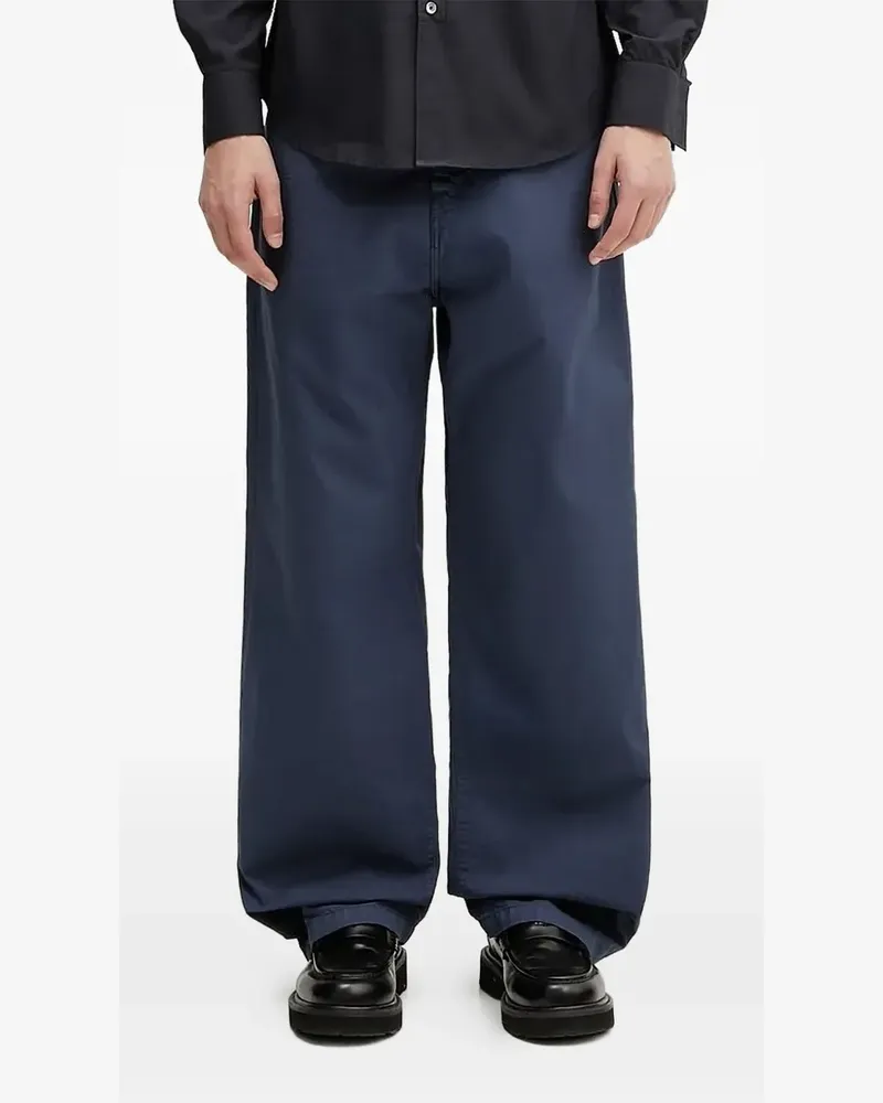 Carhartt WIP Weite Hose mit Taschendetail - Blau Blau