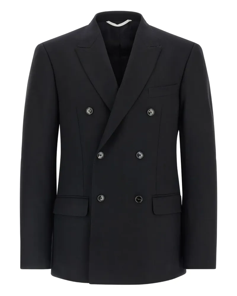 Cellar Door Doppelreihiger Nat Blazer - Schwarz Schwarz