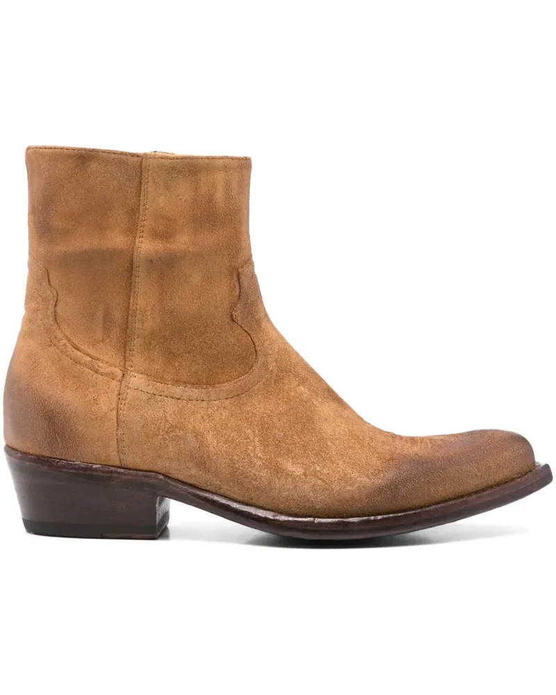 ERALDO Cowboystiefel aus Wildleder 40mm - Braun Braun