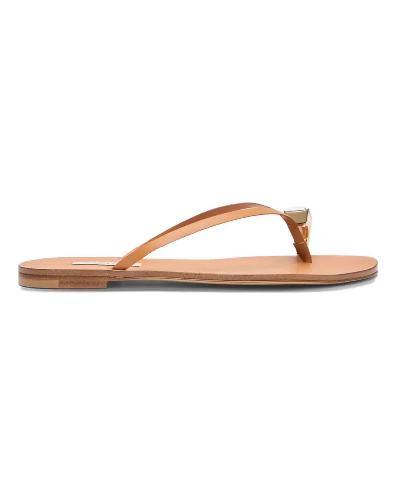 Casadei Soraya leather sandals - Nude Nude