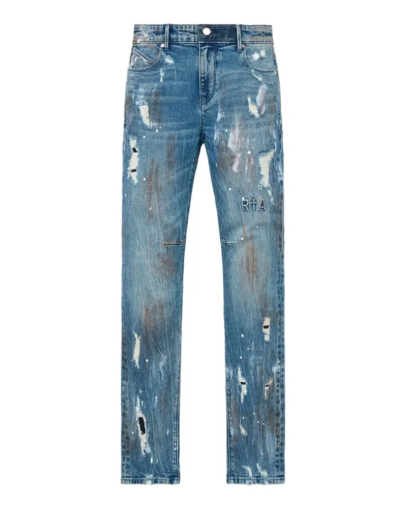RTA Clayton distressed-effect jeans - Blau Blau