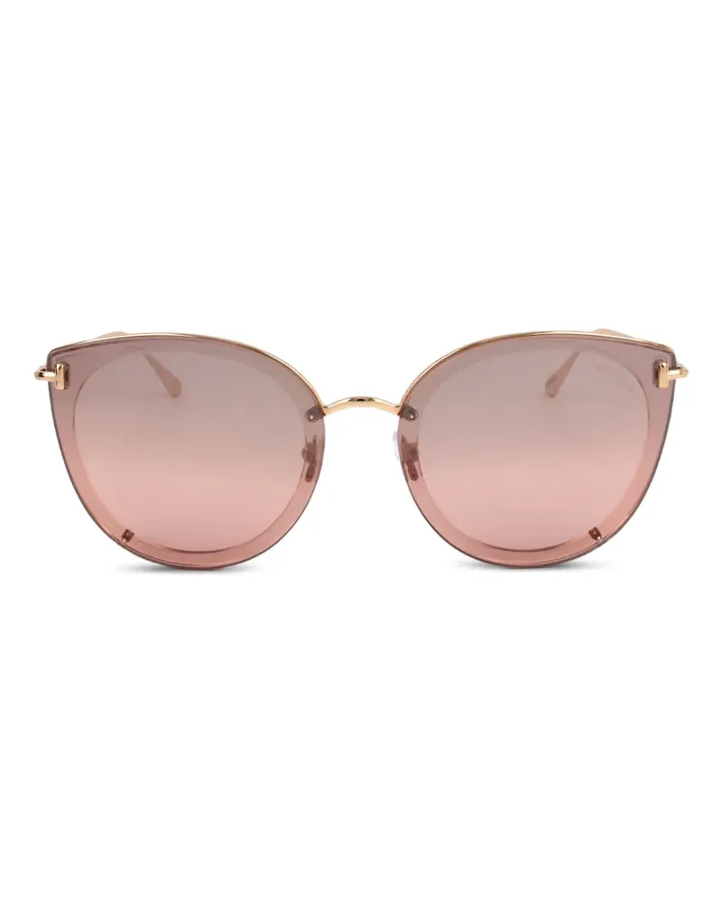 Tom Ford Cat-Eye-Sonnenbrille - Gold Gold