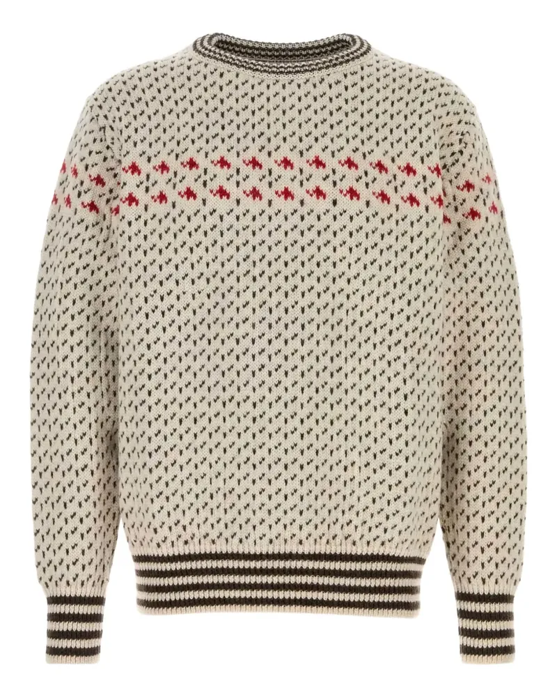Mammut embroidered wool sweater - Nude Nude