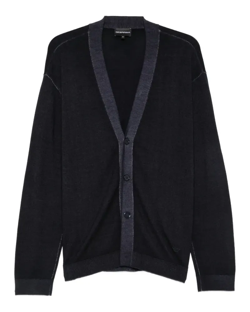 Emporio Armani Geknöpfter Cardigan - Blau Blau