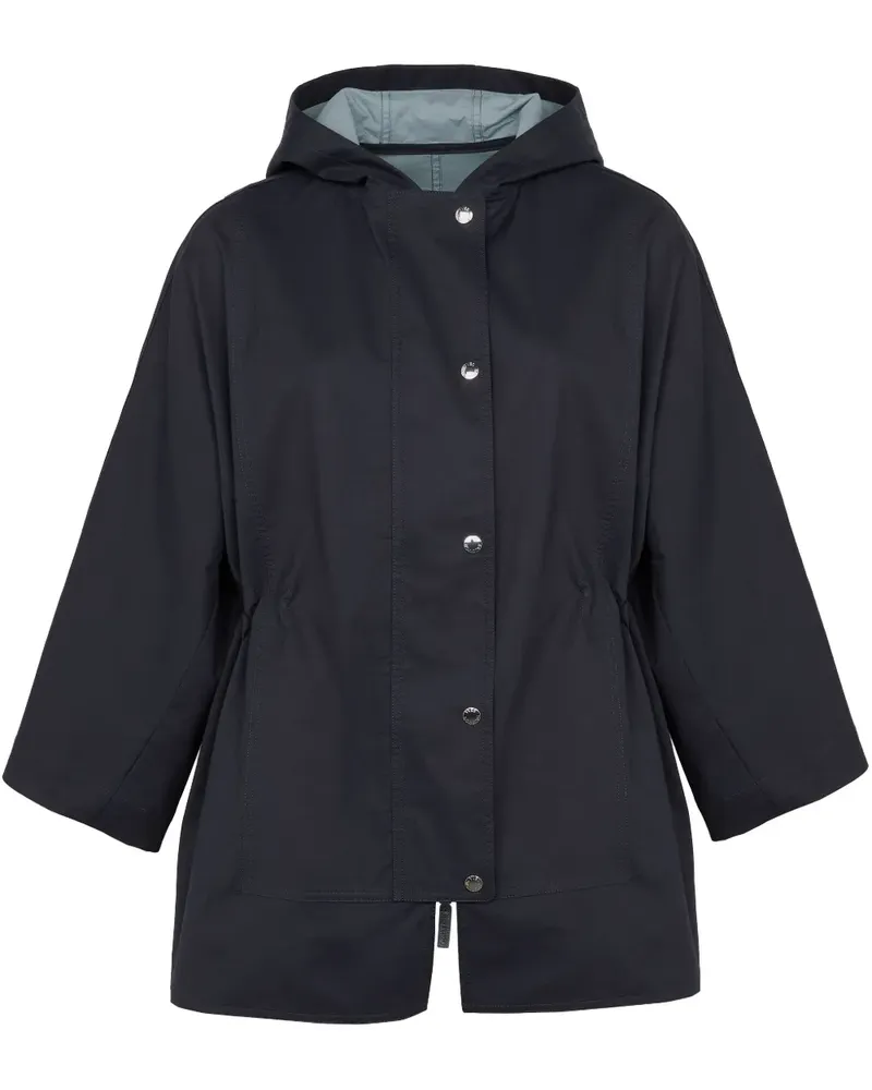 Yves Salomon Jacke aus Baumwolle - Blau Blau