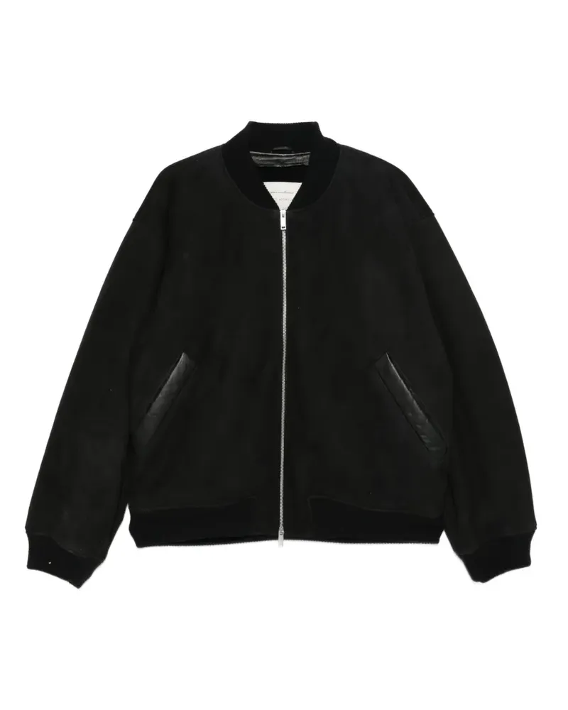 Studio Nicholson x Aaron Levine Berkeley Bomberjacke - Schwarz Schwarz