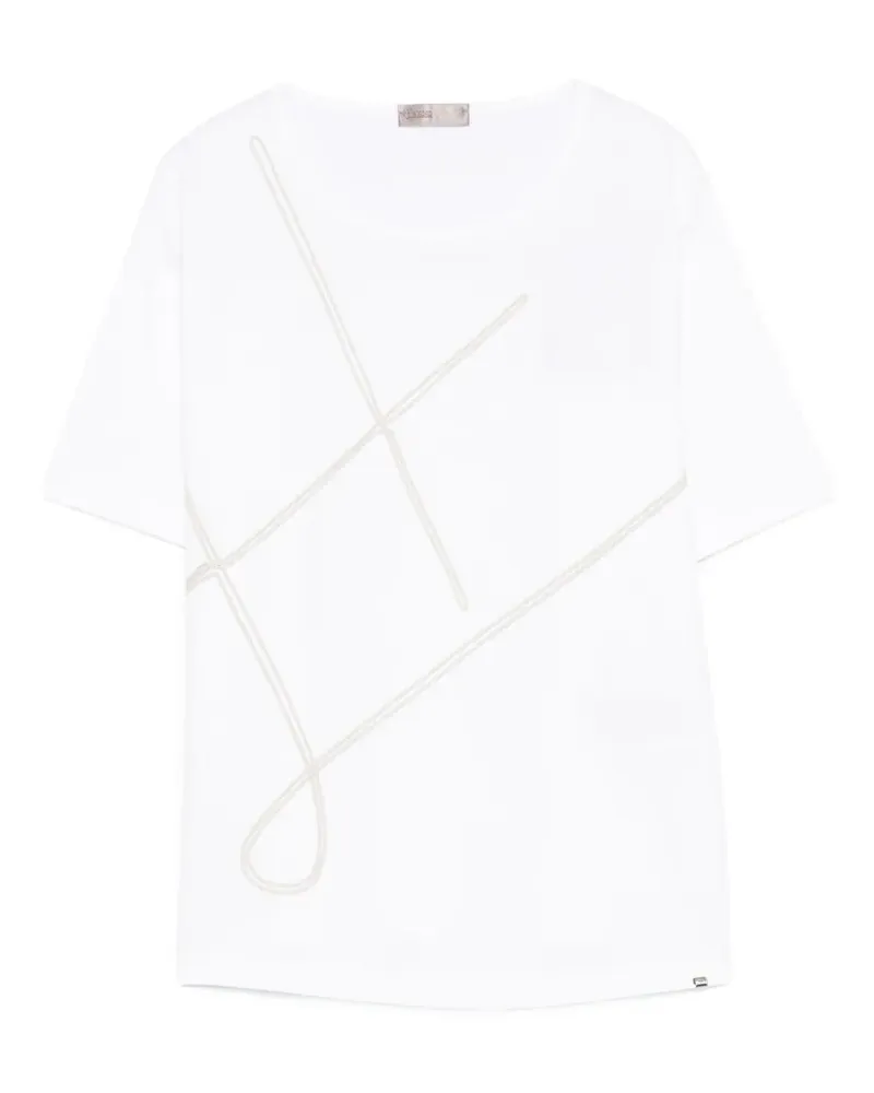 Herno T-Shirt mit rundem Ausschnitt - Weiß Weiß