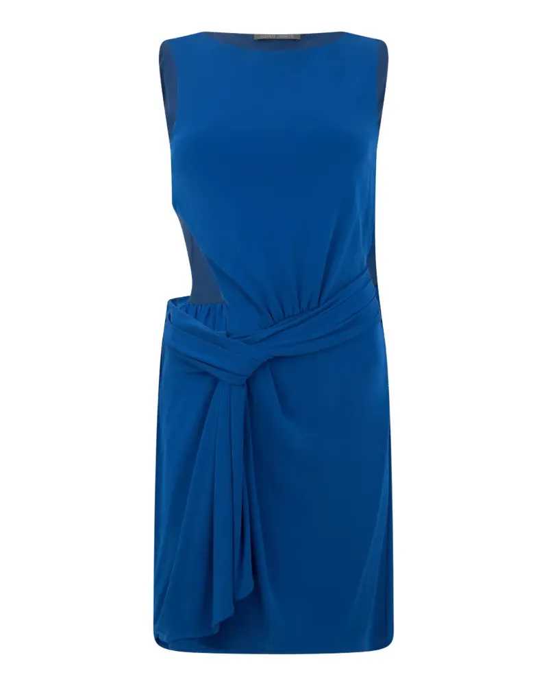 Alberta Ferretti knot-detail sleeveless party dress - Blau Blau