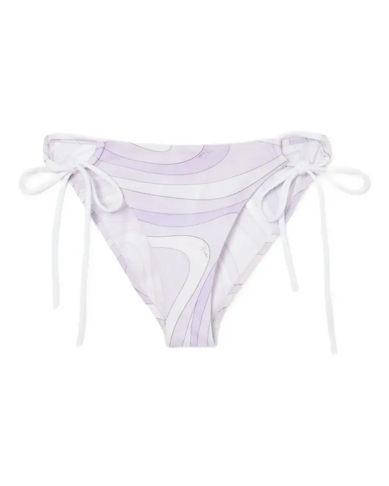 Emilio Pucci Bikinihöschen mit Marmo-Print - Violett Violett