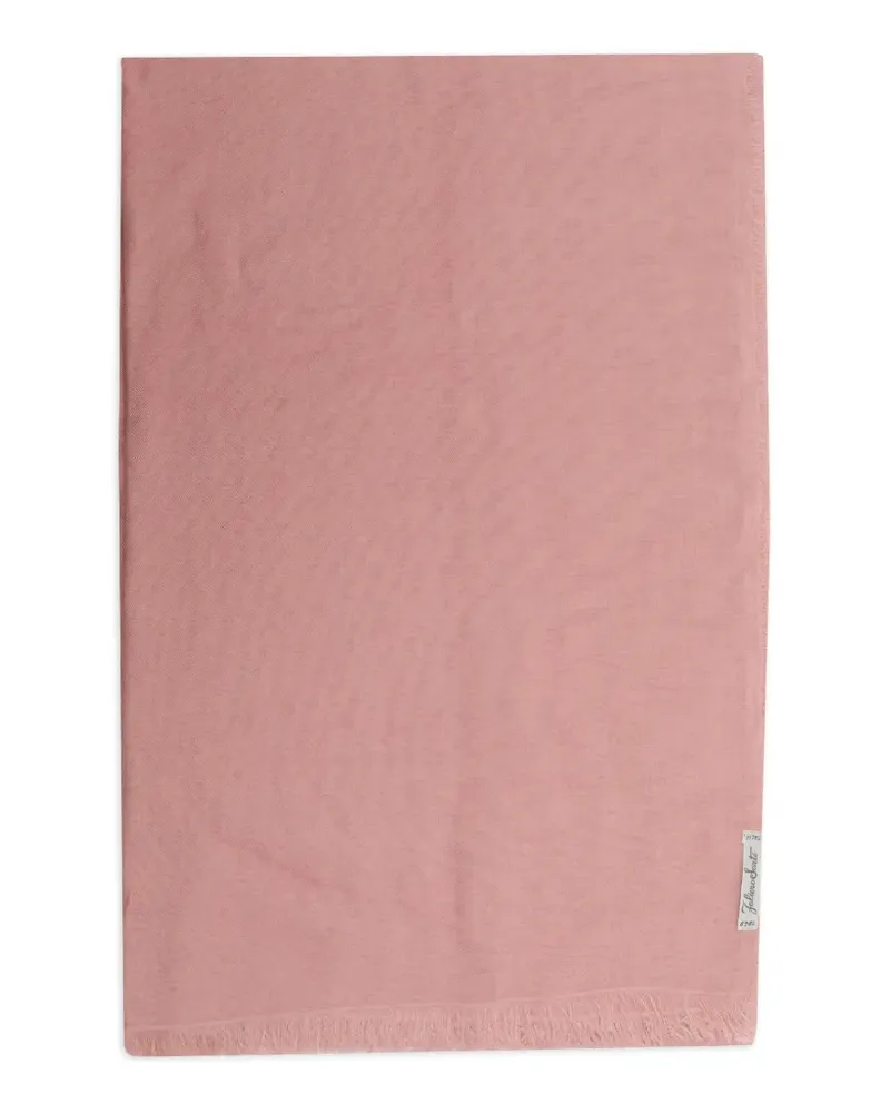Faliero Sarti Tobia U fringed scarf - Rosa Rosa