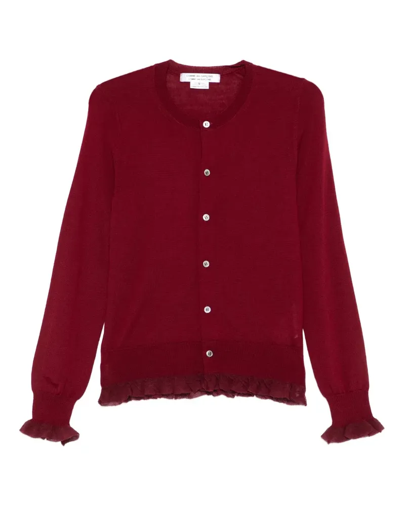 Comme des Garçons Cardigan aus Kaschmir - Rot Rot