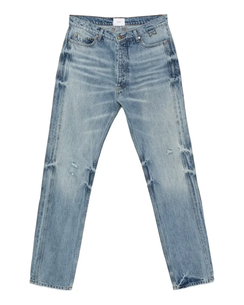 RHUDE Gerade Jeans im Distressed-Look - Blau Blau