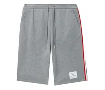 Joggingshorts mit Streifen - Grau