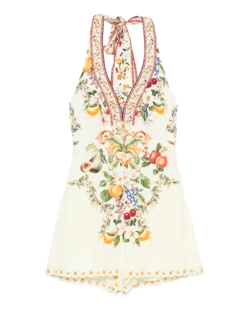 Camilla Playsuit mit Print - Nude Nude