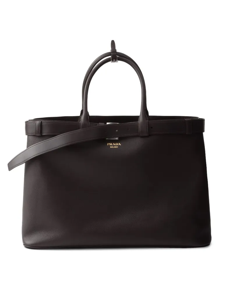 Prada Handtasche mit Schnalle - Braun Braun