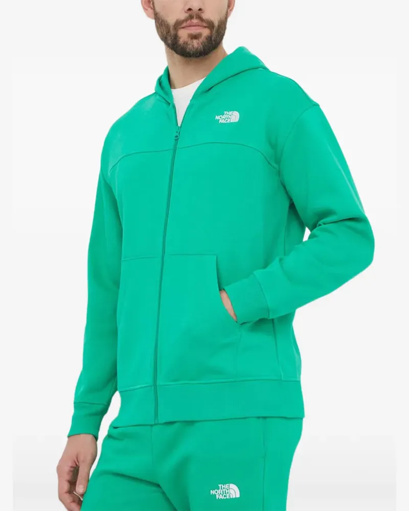 The North Face zip fastening hooded jacket - Grün Grün