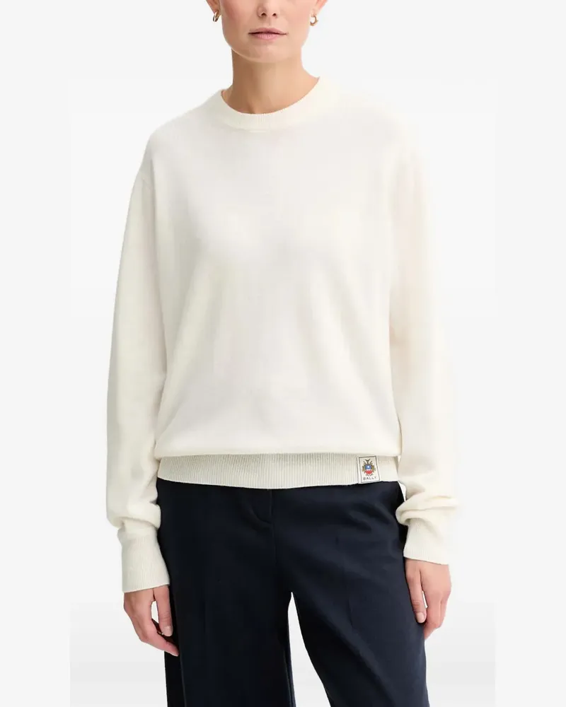 Bally Pullover mit Logo-Patch - Nude Nude