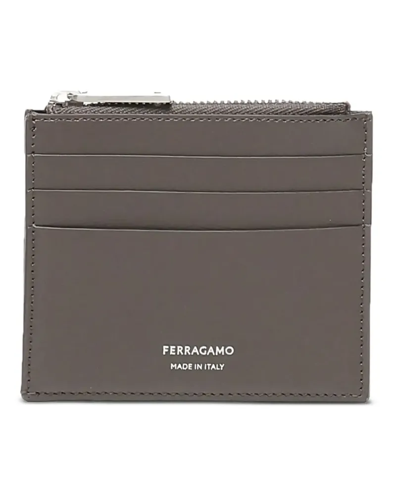 Ferragamo Portemonnaie mit Logo - Grau Grau
