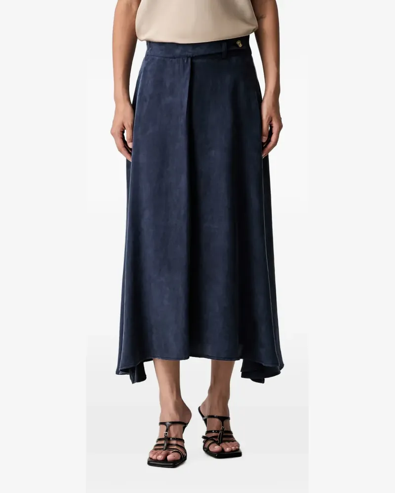 VICOLO A-line midi skirt - Blau Blau