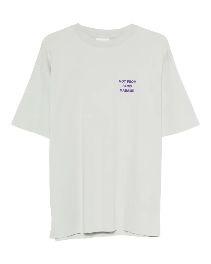 Drôle de Monsieur Not from Paris Madame T-Shirt - Grau Grau