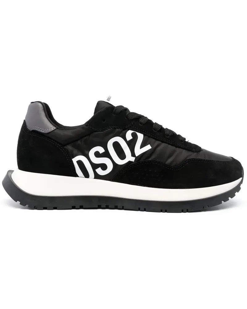 Dsquared2 Sneakers mit DSQ2-Logo - Schwarz Schwarz