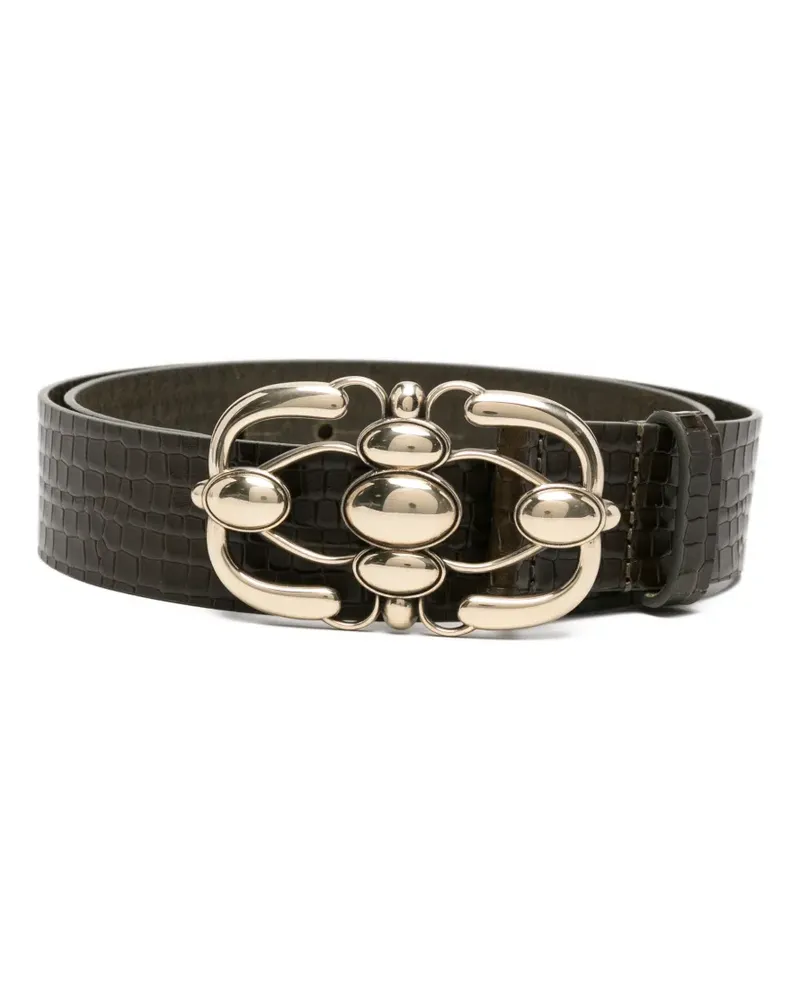 Isabel Marant croc-effect belt - Grün Grün