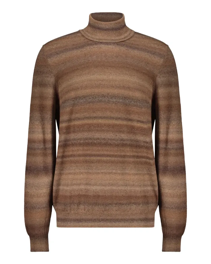 Fedeli striped-pattern sweater - Braun Braun