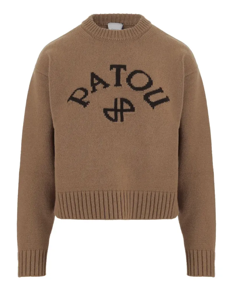 Patou Pullover mit rundem Ausschnitt - Braun Braun