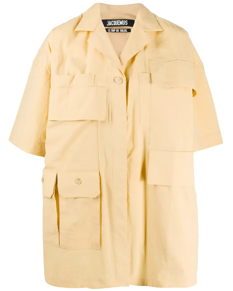 Jacquemus Vallon' Hemdkleid - Gelb Gelb