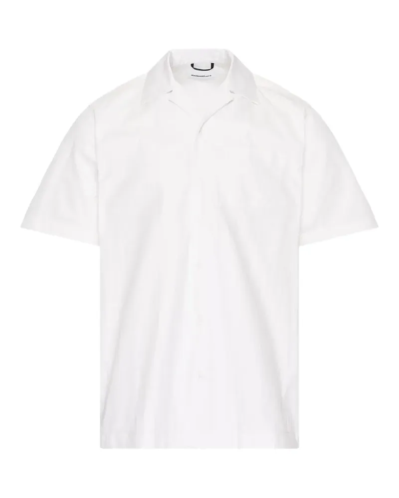 OAMC Kurzärmeliges Peacemaker Hemd - Weiß Weiß