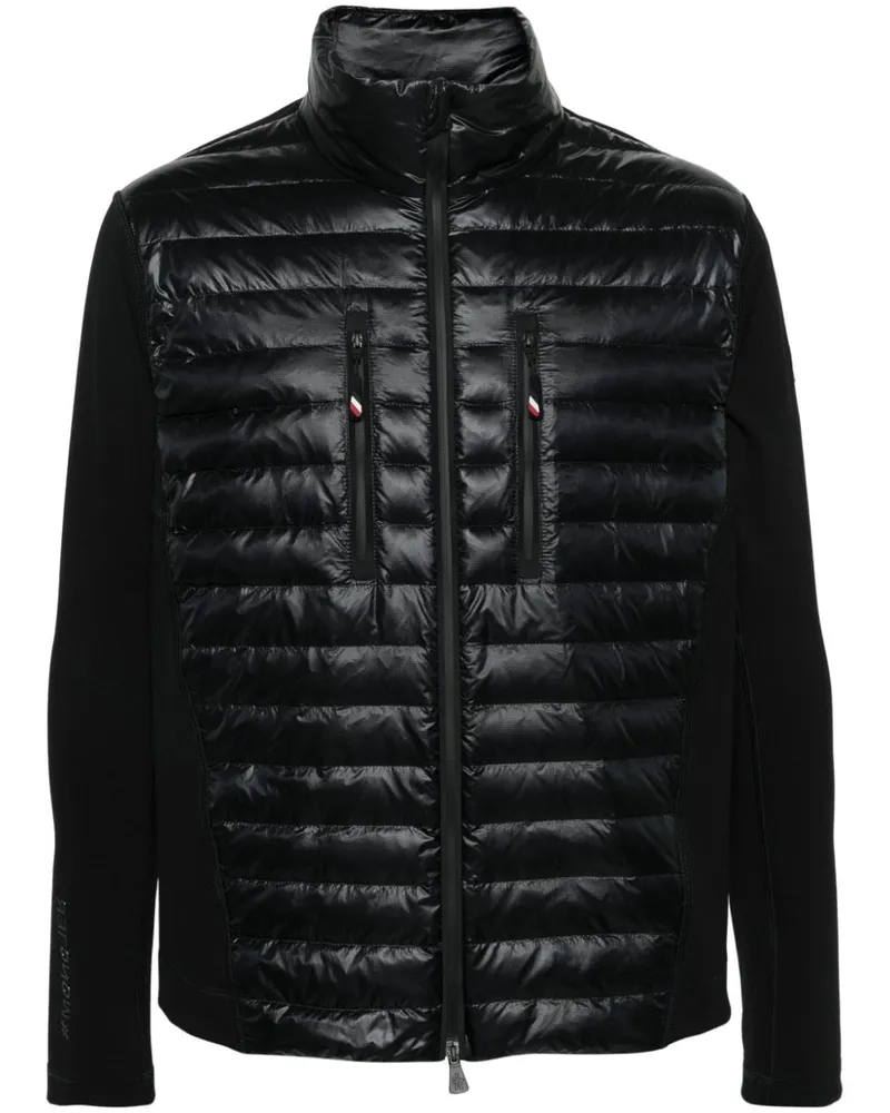 Moncler Jacke mit gefütterten Einsätzen - Schwarz Schwarz