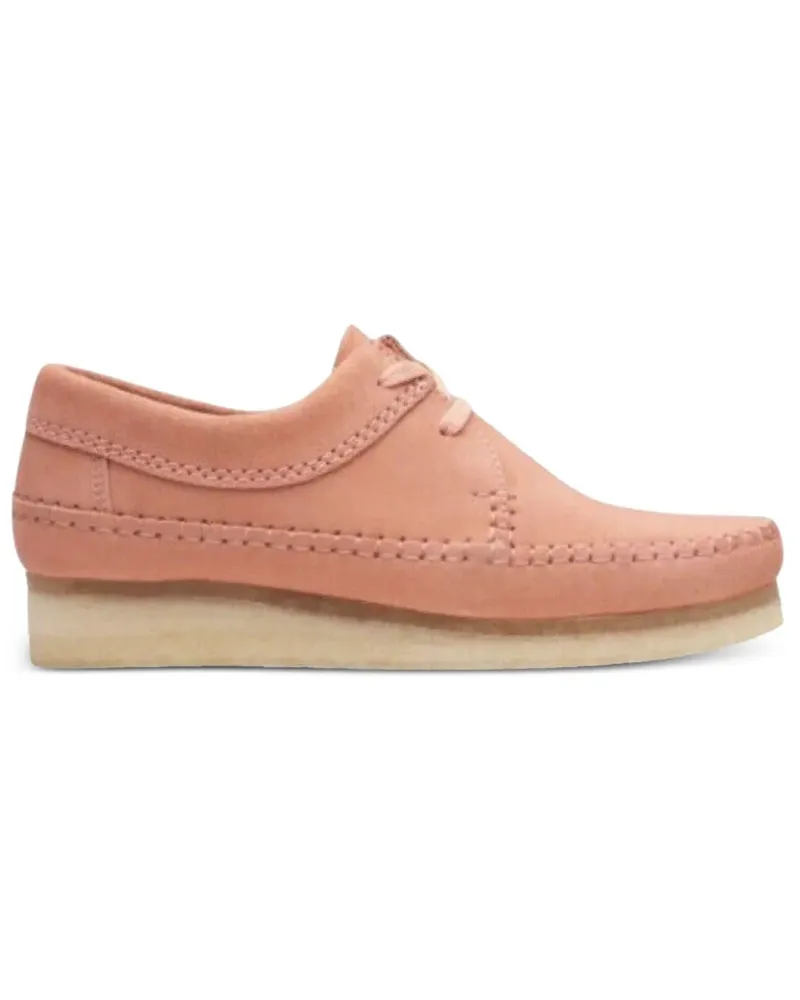Clarks Schnürschuhe aus Wildleder - Rosa Rosa