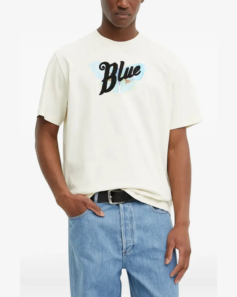 BLUEMARBLE T-Shirt mit Schmetterling-Print - Nude Nude