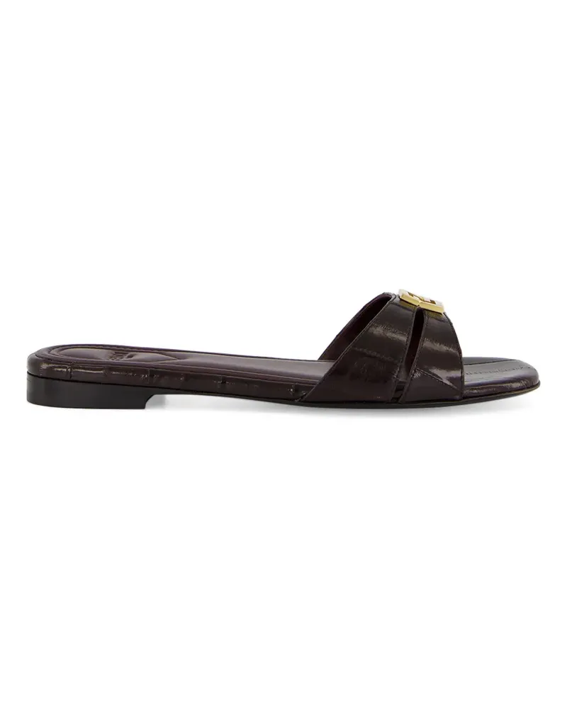 Fendi FFold hagfish sandals - Braun Braun