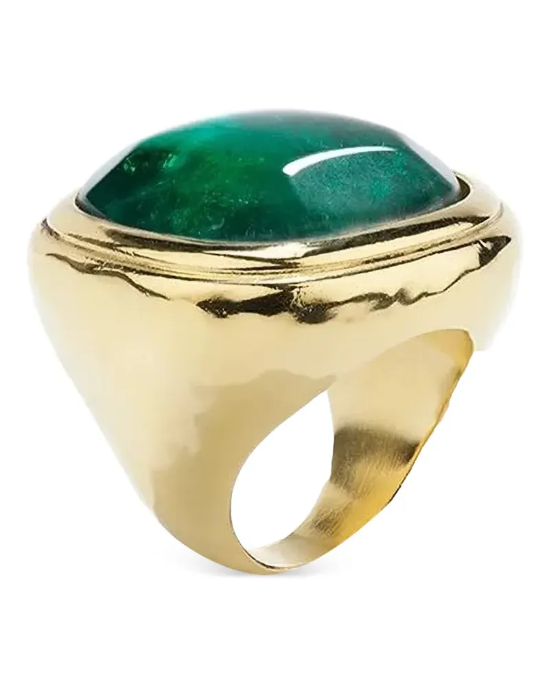 Goossens Paris Großer Renaissance Ring mit Kristallen - Gold Gold